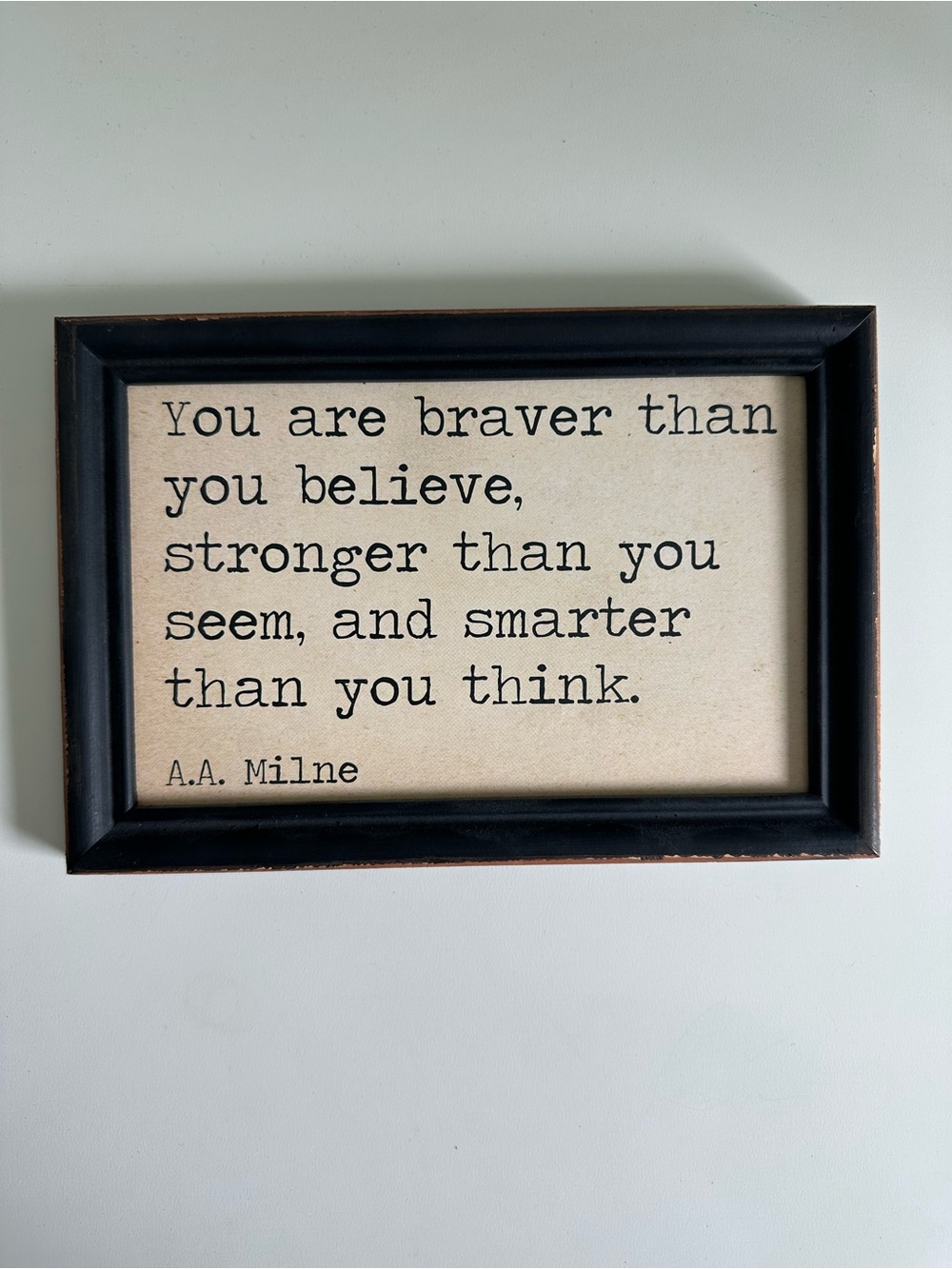 Framed Sign for Wall or Office Decor